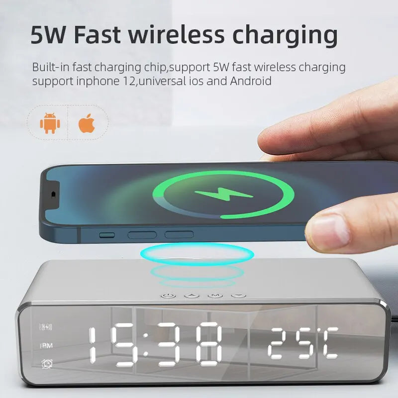 Wireless Charger Time Alarm