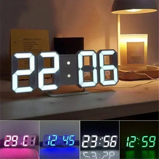3D Digital Wall Clock Decoration for Home